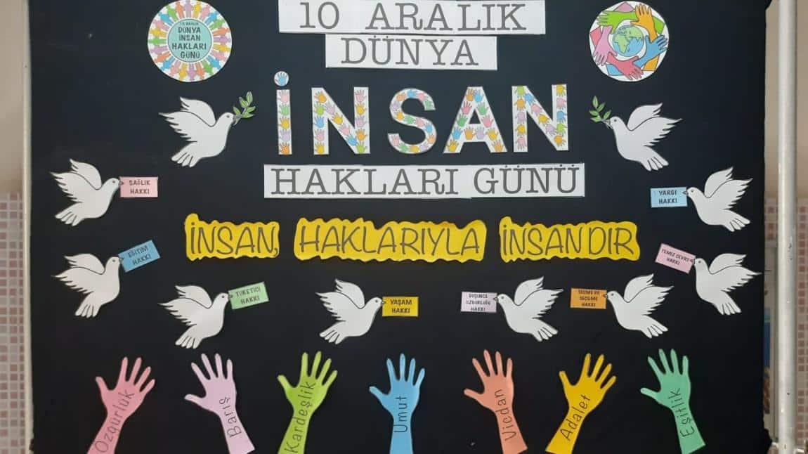 10 Aralık Dünya İnsan Hakları Günü